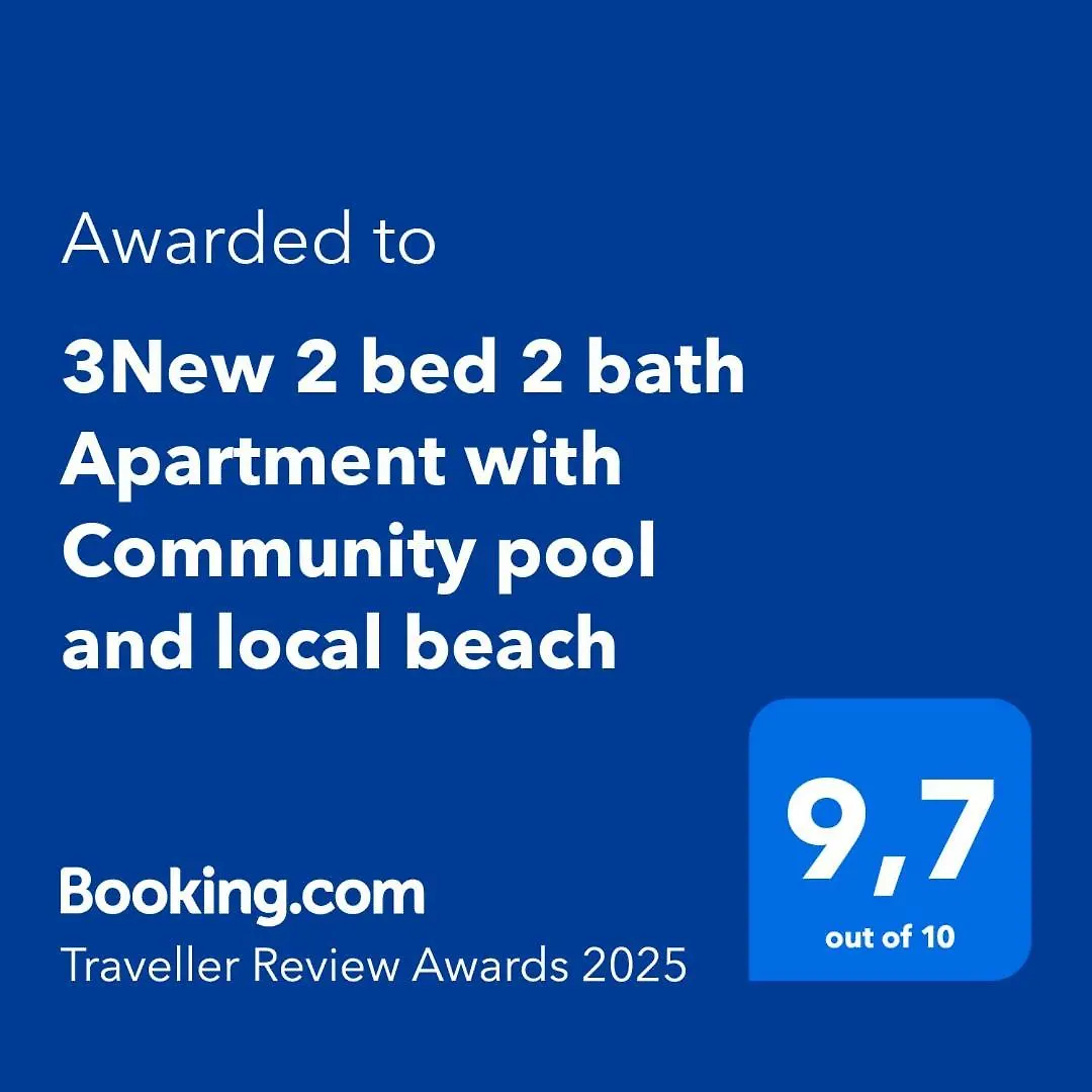 3New 2 Bed 2 Bath Apartment With Community Pool And Local Beach Mijas